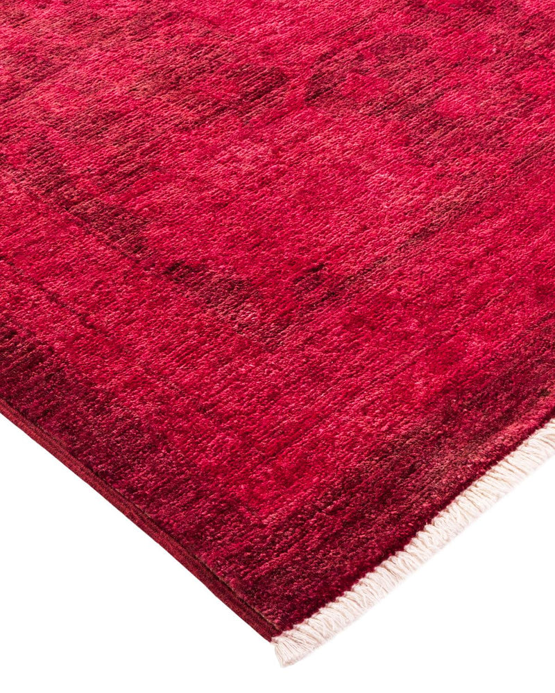 One-of-a-Kind Imported Hand-knotted Area Rug  - Pink, 7' 10" x 10' 0" - Modern Rug Importers