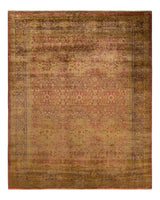 One-of-a-Kind Imported Hand-knotted Area Rug  - Pink,  9' 2" x 11' 9" - Modern Rug Importers