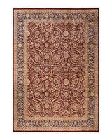 One-of-a-Kind Imported Hand-knotted Area Rug  - Red, 10' 1" x 14' 7" - Modern Rug Importers