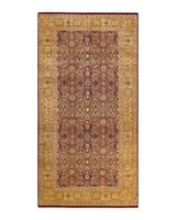 One-of-a-Kind Imported Hand-knotted Area Rug  - Red, 6' 2" x 12' 2" - Modern Rug Importers