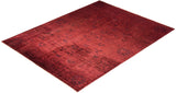 One-of-a-Kind Imported Hand-knotted Area Rug  - Red, 8' 10" x 11' 11" - Modern Rug Importers