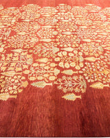 One-of-a-Kind Imported Hand-Knotted Area Rug  - Red, 8' 2" x 10' 1" - Modern Rug Importers