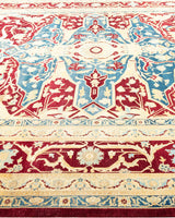 One-of-a-Kind Imported Hand-knotted Area Rug  - Red,  9' 2" x 12' 1" - Modern Rug Importers