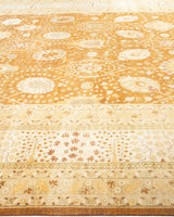 One-of-a-Kind Imported Hand-knotted Area Rug  - Yellow, 9' 5" x 12' 6" - Modern Rug Importers