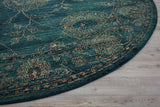 Nourison 2020 NR202 Teal Persian Indoor Rug