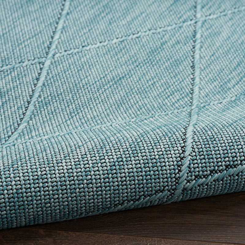 Nourison Washable Solutions WSL01 Aqua Modern Rug