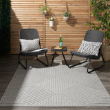 Nourison Cozumel CZM05 Light Grey Outdoor Indoor/Outdoor Rug