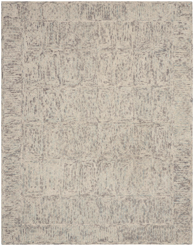 Nourison Colorado CLR04 Ivory/Grey/Teal Modern Indoor Rug