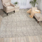 Nourison Ellora ELL02 Stone Tribal Indoor Rug