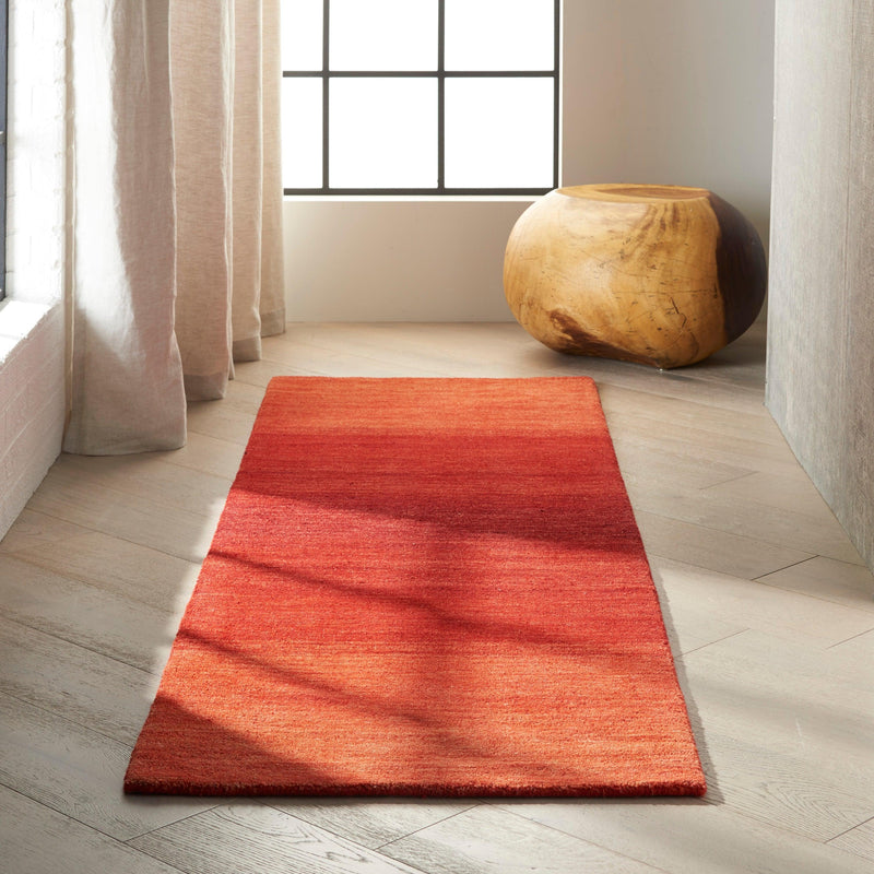 Calvin Klein Linear Glow GLO01 Sumac Indoor Rug