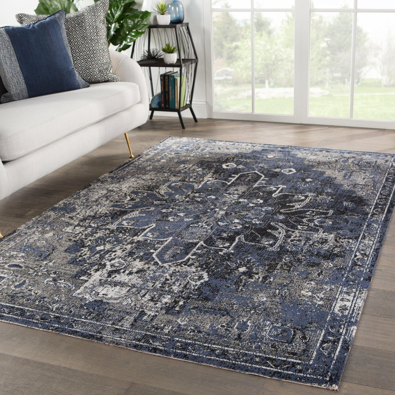 POL09 Polaris - Jaipur Living Isolde Indoor/ Outdoor Medallion Area Rug - Modern Rug Importers