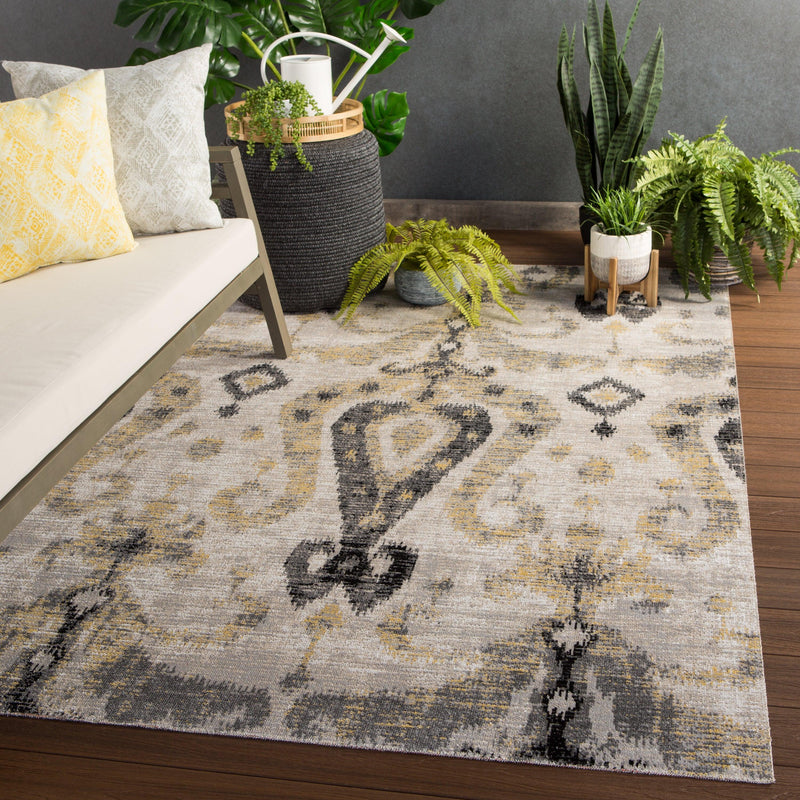 POL14 Polaris - Jaipur Living Zenith Indoor/ Outdoor Ikat Area Rug - Modern Rug Importers