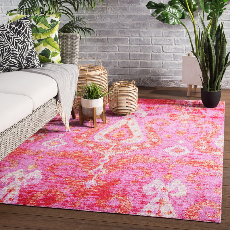 POL16 Polaris - Jaipur Living Zenith Indoor/ Outdoor Ikat Area Rug - Modern Rug Importers