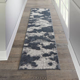 Nourison Zermatt ZER01 Blue/Grey Contemporary Indoor Rug