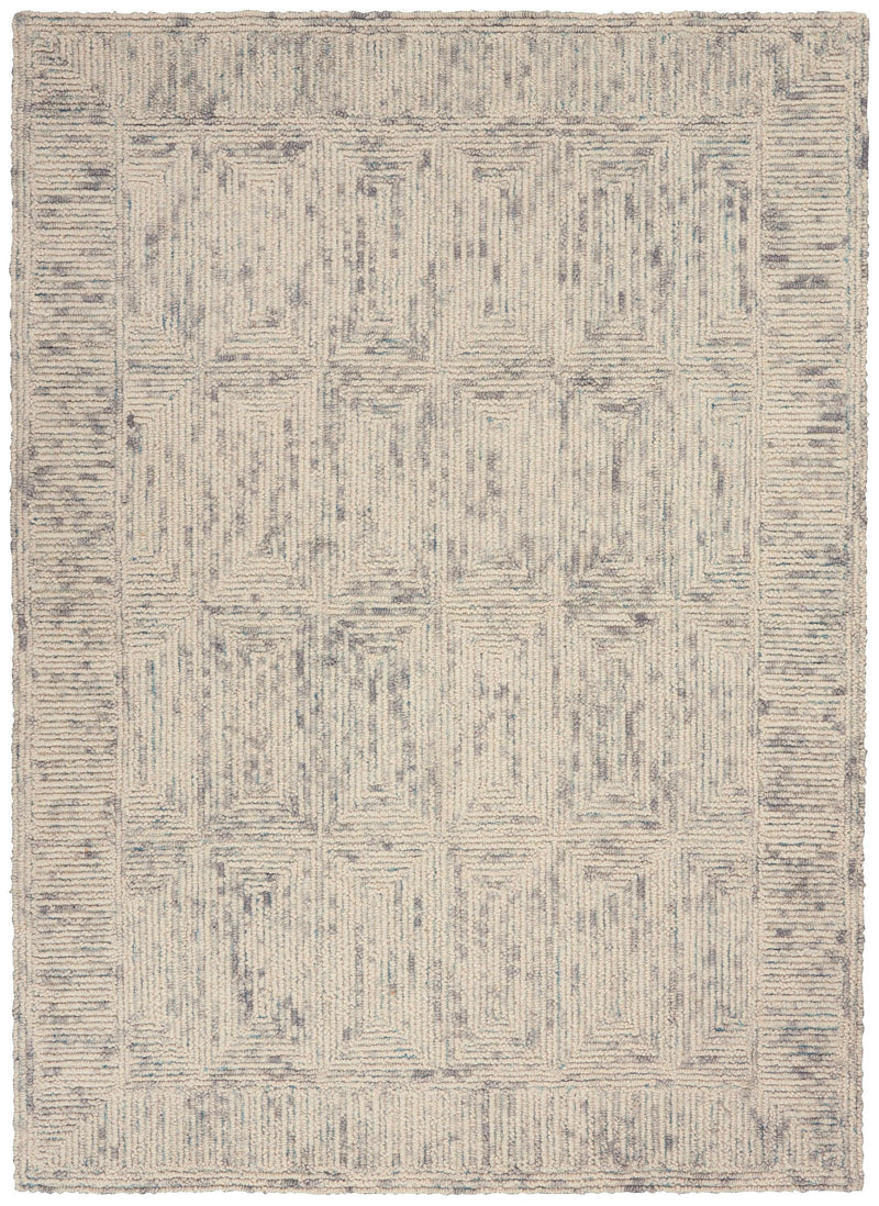 Nourison Colorado CLR04 Ivory/Grey/Teal Modern Indoor Rug