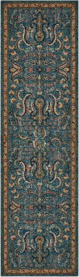 Nourison 2020 NR204 Teal Persian Indoor Rug