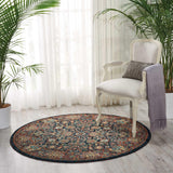 Nourison 2020 NR201 Navy Persian Indoor Rug