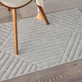 Nourison Cozumel CZM05 Light Grey Outdoor Indoor/Outdoor Rug