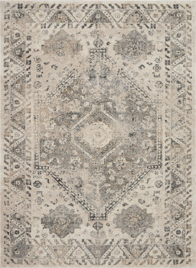 Nourison Fusion FSS11 Cream/Grey Vintage Indoor Rug