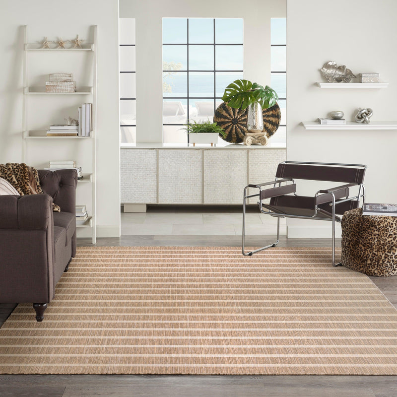 Nourison Positano POS03 Beige Ivory Modern Rug