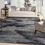 Michael Amini Ma30 Star SMR02 Black Ivory Glam Indoor Rug