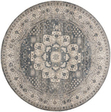 Nourison Quarry QUA07 Grey Ivory Vintage Indoor Rug