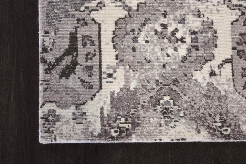 Nourison Twilight TWI03 Ivory/Grey Tribal Indoor Rug