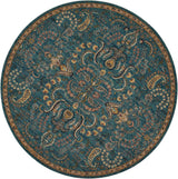 Nourison 2020 NR204 Teal Persian Indoor Rug