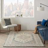 Nourison Bahari BAH03 Grey Persian Indoor Rug