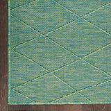 Nourison Washable Solutions WSL01 Blue/Green Modern Rug