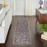 Nicole Curtis Machine Washable Series SR107 Mocha Modern Indoor Rug