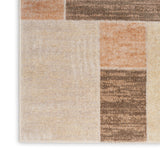 Nourison Astra Machine Washable ASW09 Beige Multicolor Modern Indoor Rug