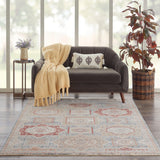 Nourison Homestead HMS02 Blue/Multicolor Farmhouse & Country Indoor Rug