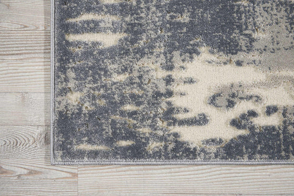 Michael Amini Gleam MA602 Slate Painterly Indoor Rug