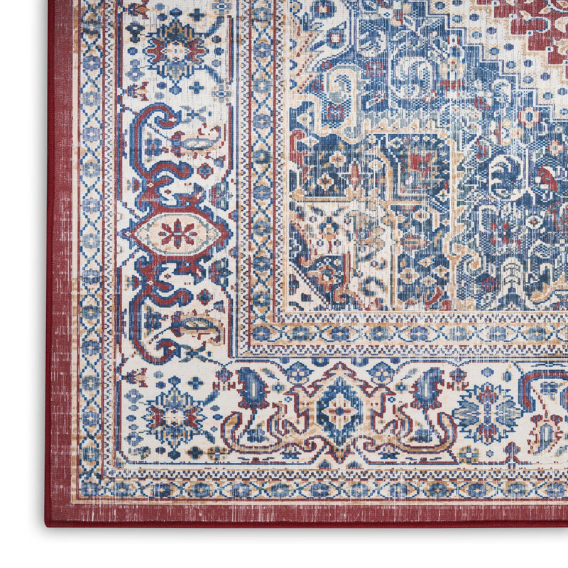 Nourison Vintage Home VNH01 Red Blue Bohemian Indoor Rug