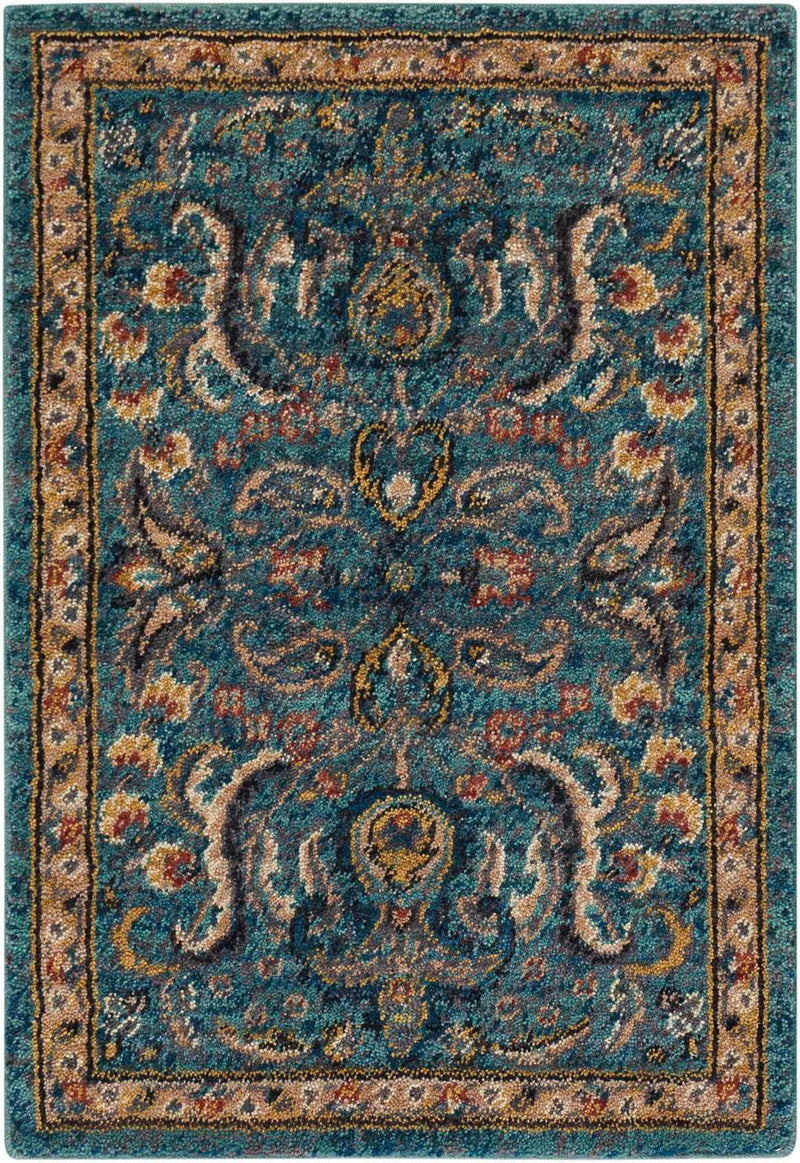 Nourison 2020 NR204 Teal Persian Indoor Rug