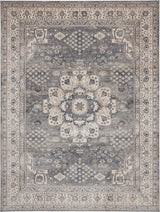 Nourison Quarry QUA07 Grey Ivory Vintage Indoor Rug