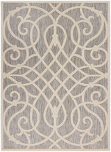 Nourison Cozumel CZM04 Grey Outdoor Indoor/Outdoor Rug