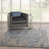 Nourison Ellora ELL04 Graphite Modern Indoor Rug