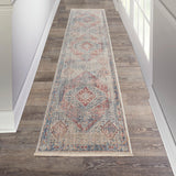 Nourison Homestead HMS03 Blue/Grey Farmhouse & Country Indoor Rug