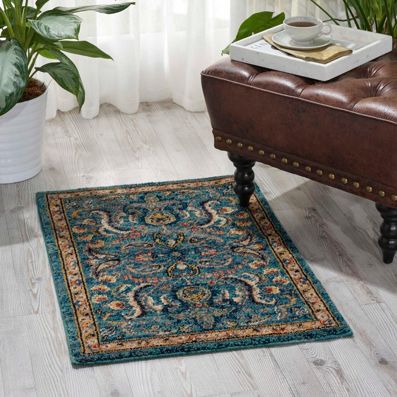 Nourison 2020 NR204 Teal Persian Indoor Rug