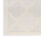 Nourison Easy Care NES01 Ivory/White Modern Rug