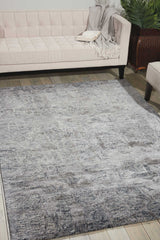 Nourison Gemstone GEM03 Hematite Modern Indoor Rug