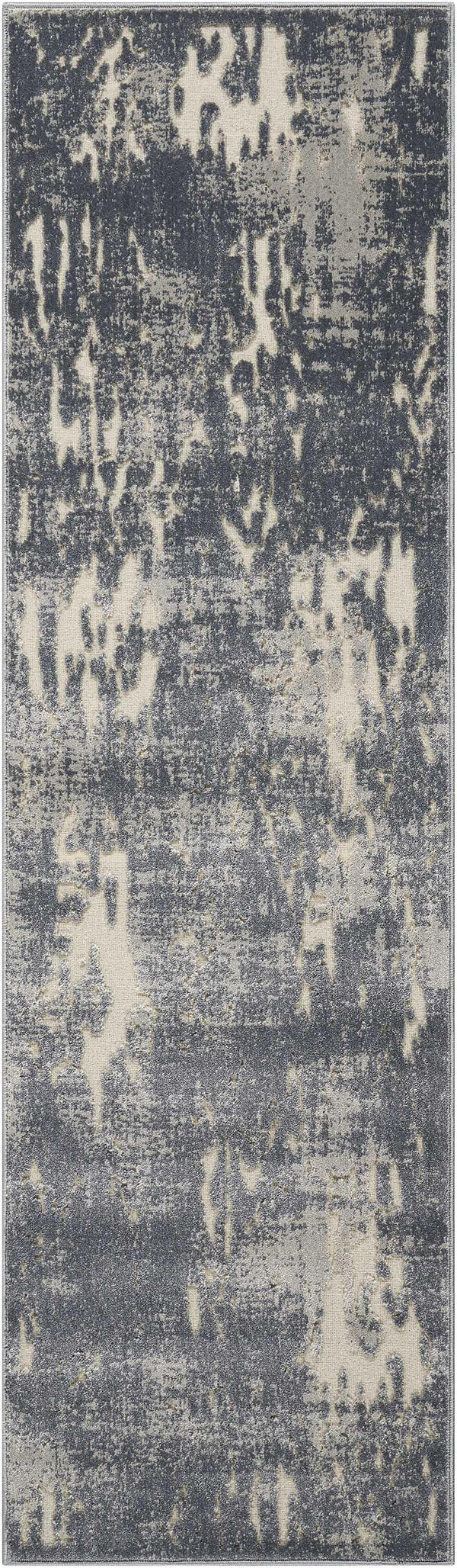 Michael Amini Gleam MA602 Slate Painterly Indoor Rug