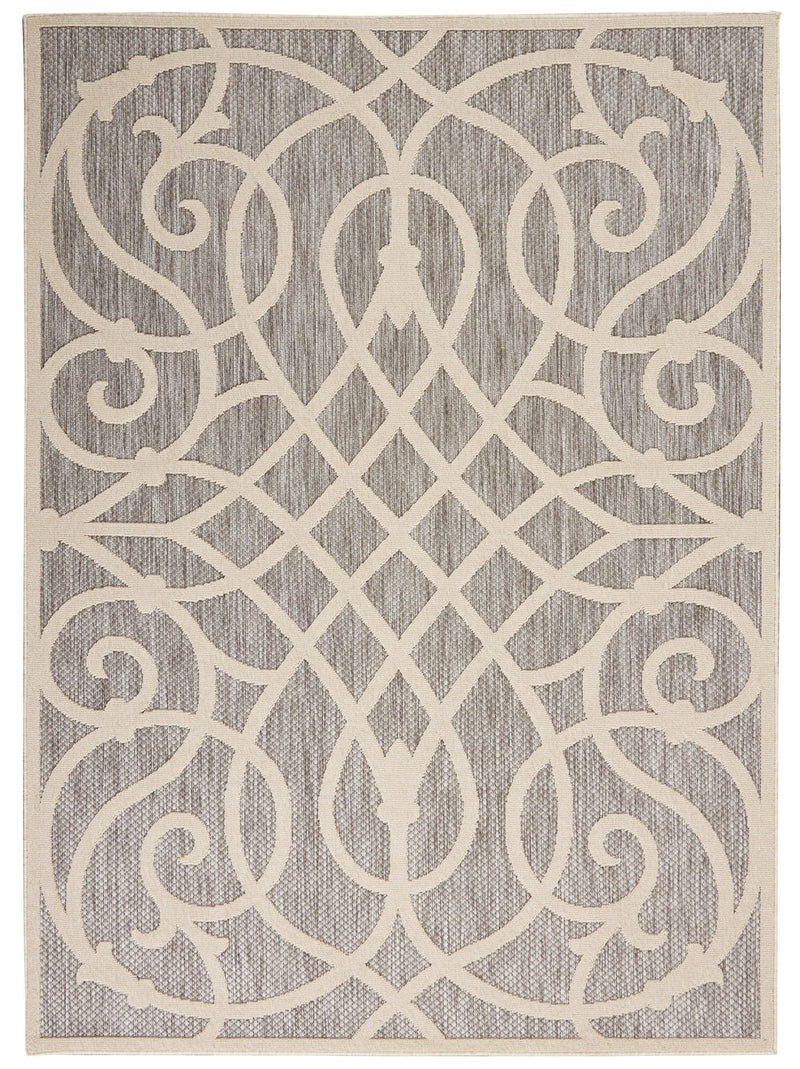 Nourison Cozumel CZM04 Grey Outdoor Indoor/Outdoor Rug