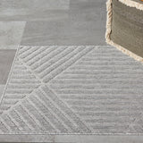 Nourison Cozumel CZM05 Light Grey Outdoor Indoor/Outdoor Rug