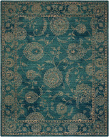 Nourison 2020 NR202 Teal Persian Indoor Rug