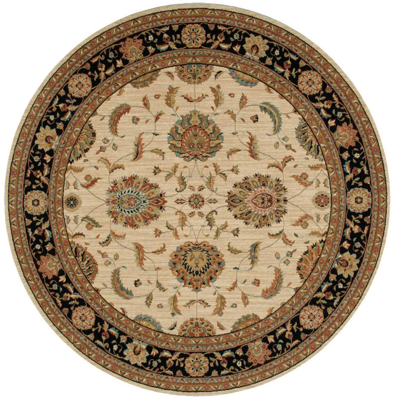 Nourison Living Treasures LI04 Ivory/Black Persian Indoor Rug