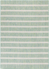 Nourison Positano POS03 Blue Green Ivory Modern Rug