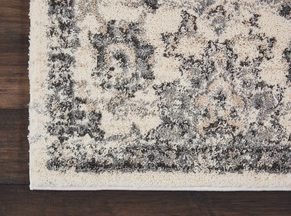 Nourison Fusion FSS15 Cream/Grey Vintage Indoor Rug